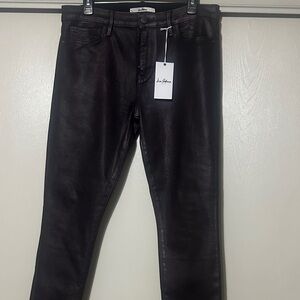 🆕Sam Edelman Deep Plum Coated Skinny Pants